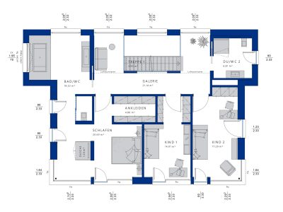 Grundriss Dachgeschoss