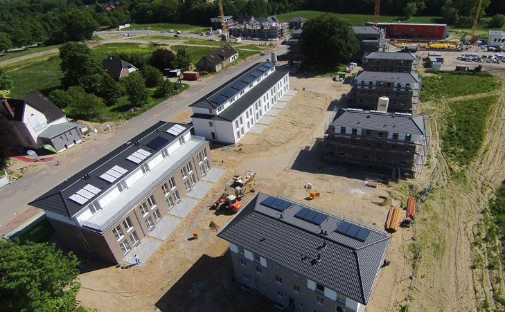 Zwillingsbuche Ahrensburg - Baustellenbild