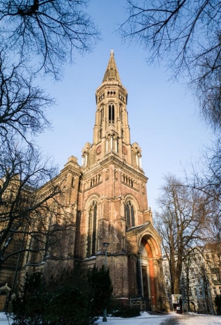 Die Zionskirche gleich ums Eck