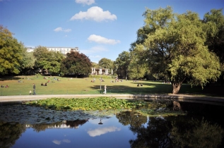 Ruhe genießen im Volkspark Weinbergsweg