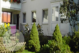 Seitenansicht des Gebäudes