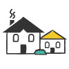 Doppelhaus Icon
