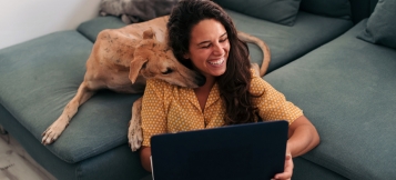 Ein-Zimmer-Wohnung mit Hund 